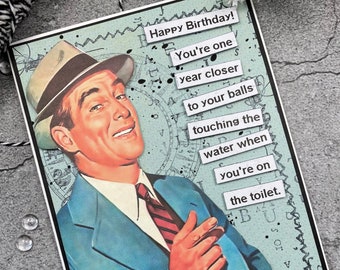 Happy Birthday, Happy Birthday Card, Birthday Card, Snarky Birthday Card, Snarky Card, Birthday Card for Him, Funny Birthday Card for Him