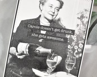 Snarky Bestie Card: Funny Sarcastic Drinking Humor