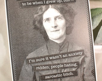 Snarky Friendship Card: Sarcastic Bestie, Funny Girlfriend