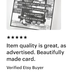 Snarky Old Lady Card: Funny Sarcastic Bestie Handmade Card Hilarious Inappropriate Vintage Retro Humorous image 8