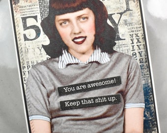 You Are Sassy Card - Handmade Greeting Card