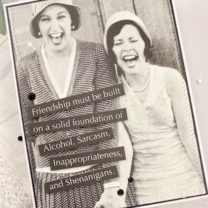 Schnarrige Karte, Frech, Hand gemacht, Freundschaft, Karte für Freund, Lustig, witzig, Karte für Sie, Bestie, Grußkarte, Bester Freund, Einfach so