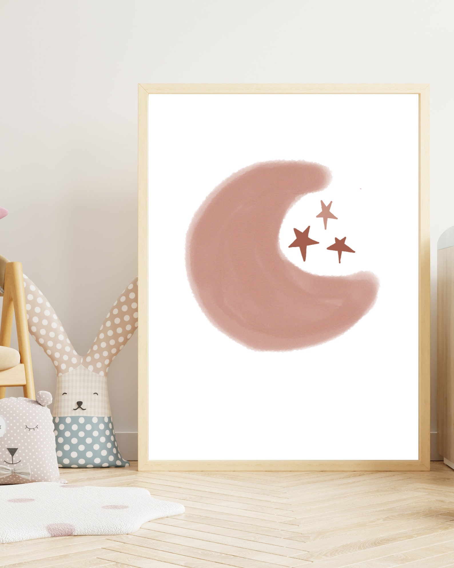 Nursery Wall Art, Moon Nursery, Sweet Dreams Nursery, Nursery Decor