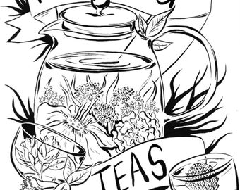 Secrets of Flowering Teas Zine - DIGITAL PDF