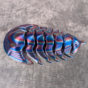 3D Printed Articulated Trilobite Replica: Prehistoric Fossil Model