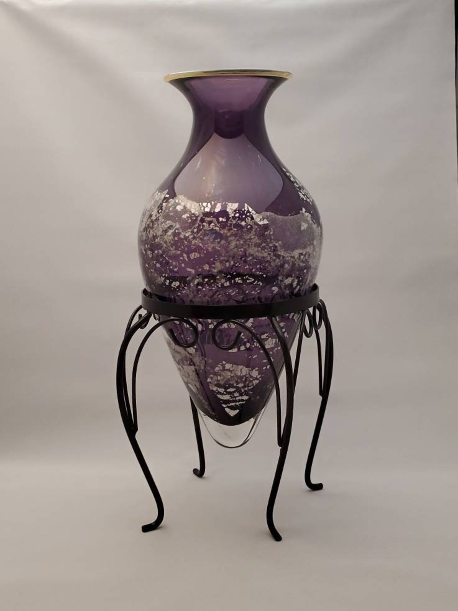 Eternity Vase Memorial Vase Hand blown custom made to Etsy