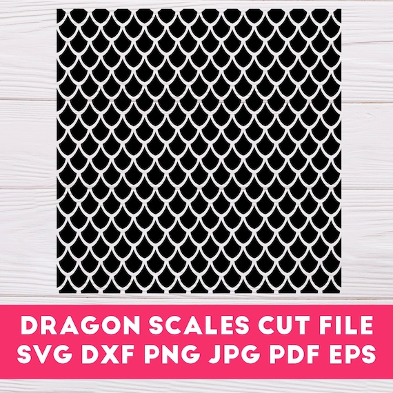 Download Dragon Scales Svg Cut File Mermaid Clip Art Fish Tumbler Etsy