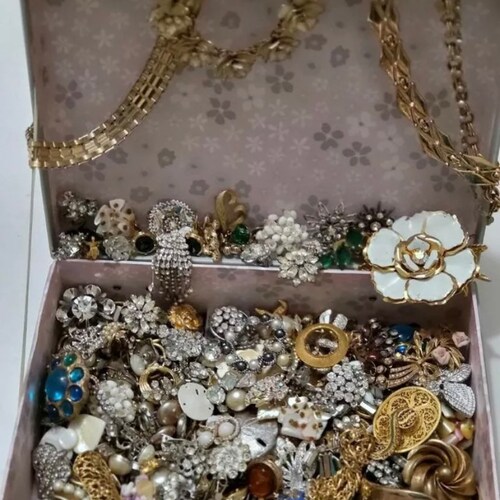 Vintage Estate Costume Jewelry 5 Piece Lot All Wearable Etsy