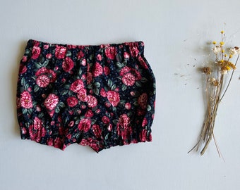 Size 3-4y (4t) ready to ship Aurelia bloomers in vintage navy floral