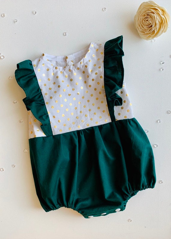 First Impressions Baby Girls Pink Tulip Polka Dot Sleeveless Romper