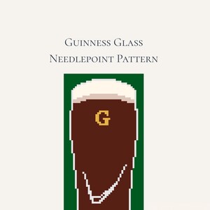 Guinness Glass Needlepoint Pattern (Digital Download)