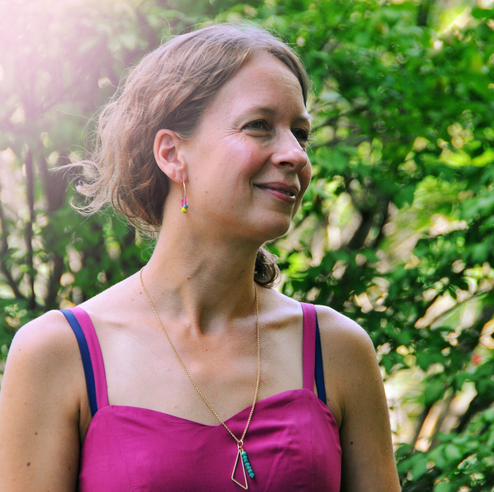 Amazonite necklace amazonite pendant geometric necklace Etsy