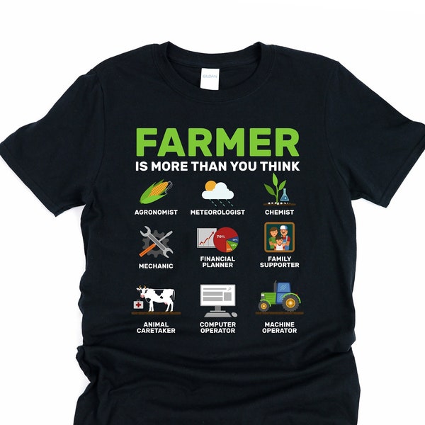 Farmer is more than you think, farming shirts, farmer gift, farmer shirt, tractor gift