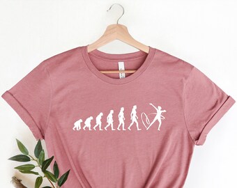 Chemise de gymnastique rythmique, cadeau de gymnaste rhytmique, cadeaux de gymnastique, chemise de fille de gymnastique, danse acro, chemise d’évolution, chemise de sport