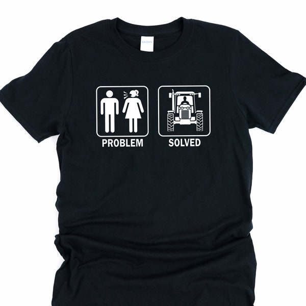 Problem solved, personalized tractor gift, farm gifts, farmer shirt, tractor shirt, farmer gift