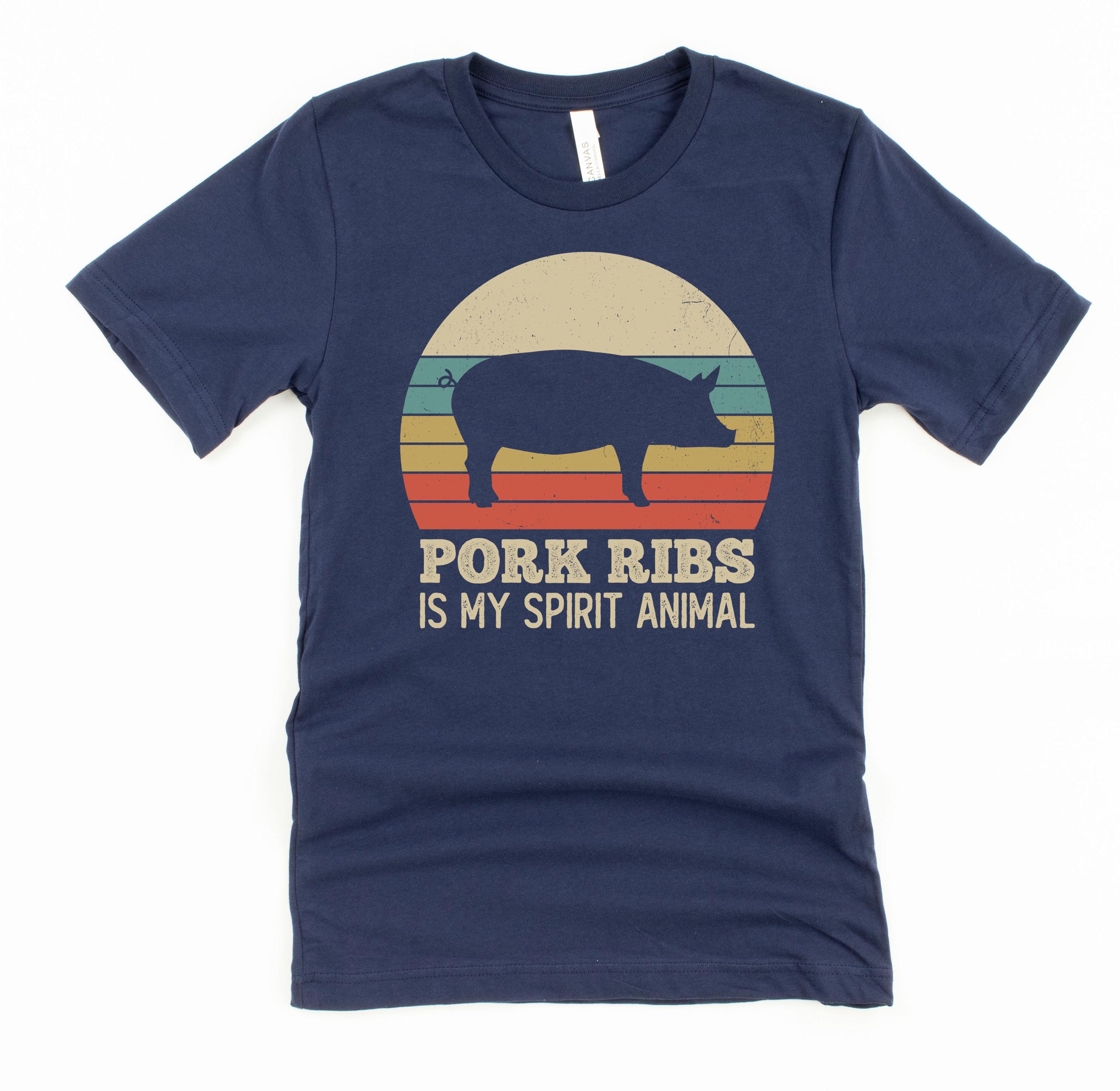Bacon Is My Spirit Animal Funny Pig T-Shirt Distressed Gift Bacon Is My Spirit Animal Funny Pig T-Shirt Distressed Gift