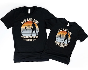 Matching dad and son baseball partners for life shirts for father's day