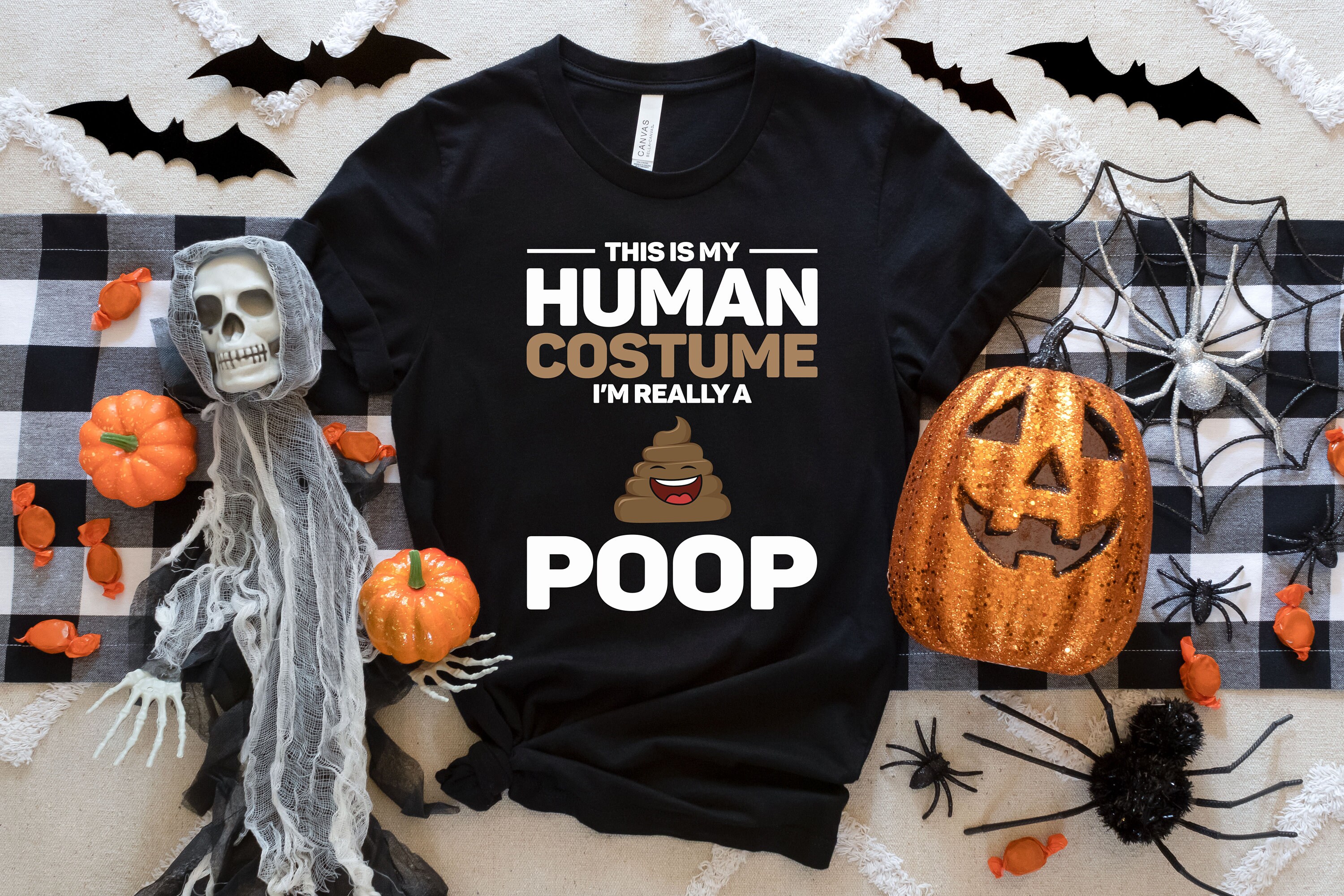 halloween sweatshirt peuter Dit is mijn menselijke kostuum peuter hoodie grappig Halloween shirt Kleding Unisex kinderkleding Unisex babykleding Hoodies & Sweatshirts Halloween kostuum hoodie 