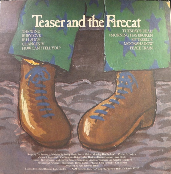 Cat Stevens – Teaser and the Firecat - Etsy