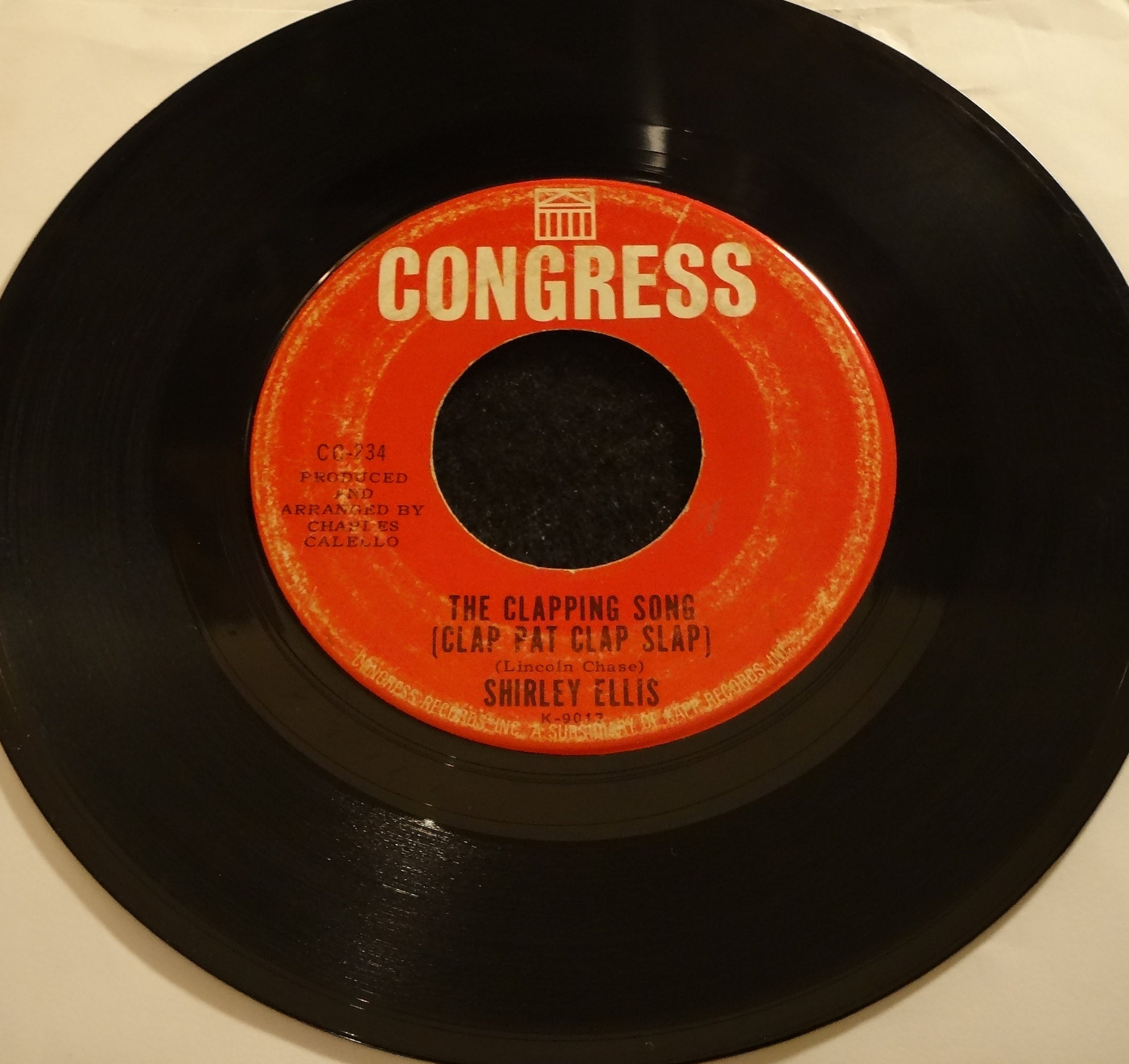 Shirley Ellis The Clapping Song Clap Pat Clap Slap This Etsy Singapore