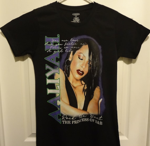 AALIYAH Princess of R&B T-shirt - Etsy
