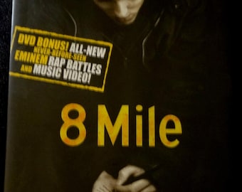 8 MILE MOVIE POSTER 2 Sided Original Final 27x40 Eminem Brittany