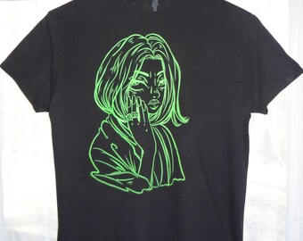 Billie Eilish World Tour 2019 T-shirt Tee Black - Etsy
