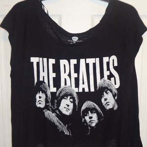 Official Apple The Beatles women crop top shirt
