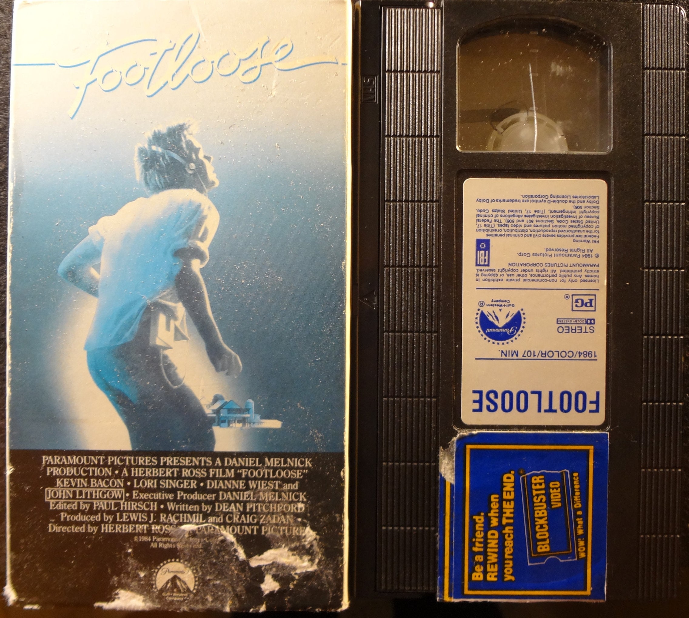 Footloose VHS 1984 Etsy