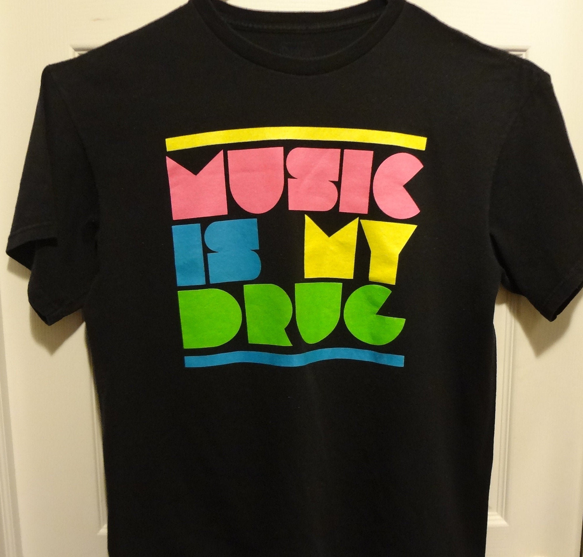 Music is My Drug T Shirt - Etsy