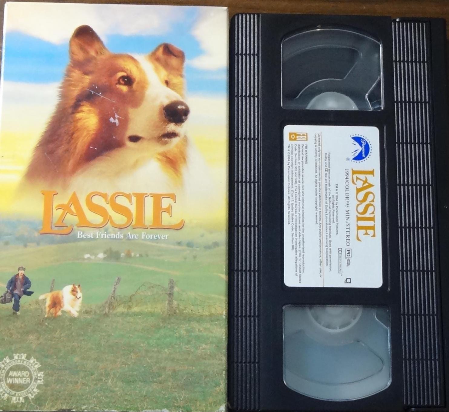 Lassie (VHS, 1994) - Etsy