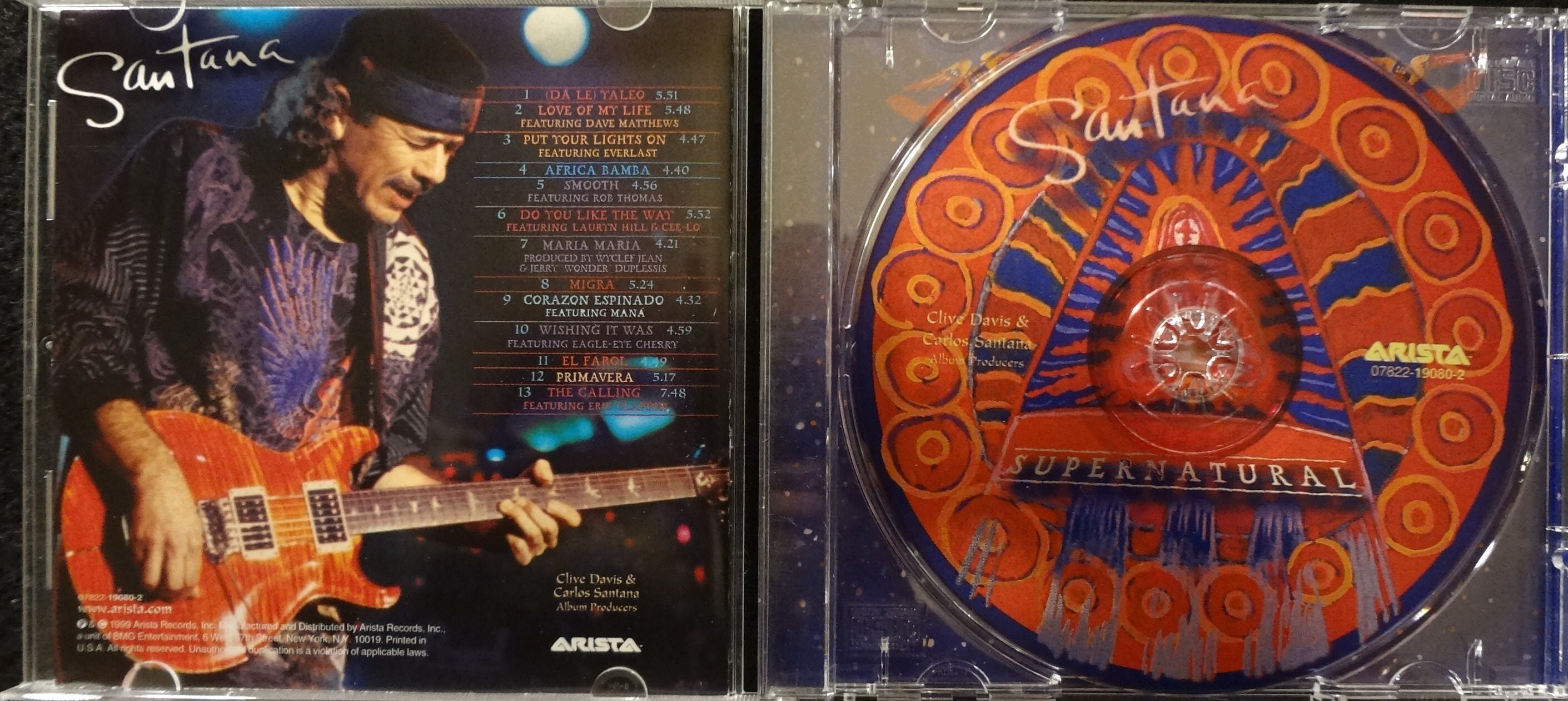 Santana – Supernatural (CD) - Etsy