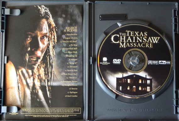 The Texas Chainsaw Massacre (DVD, 2003) - Etsy