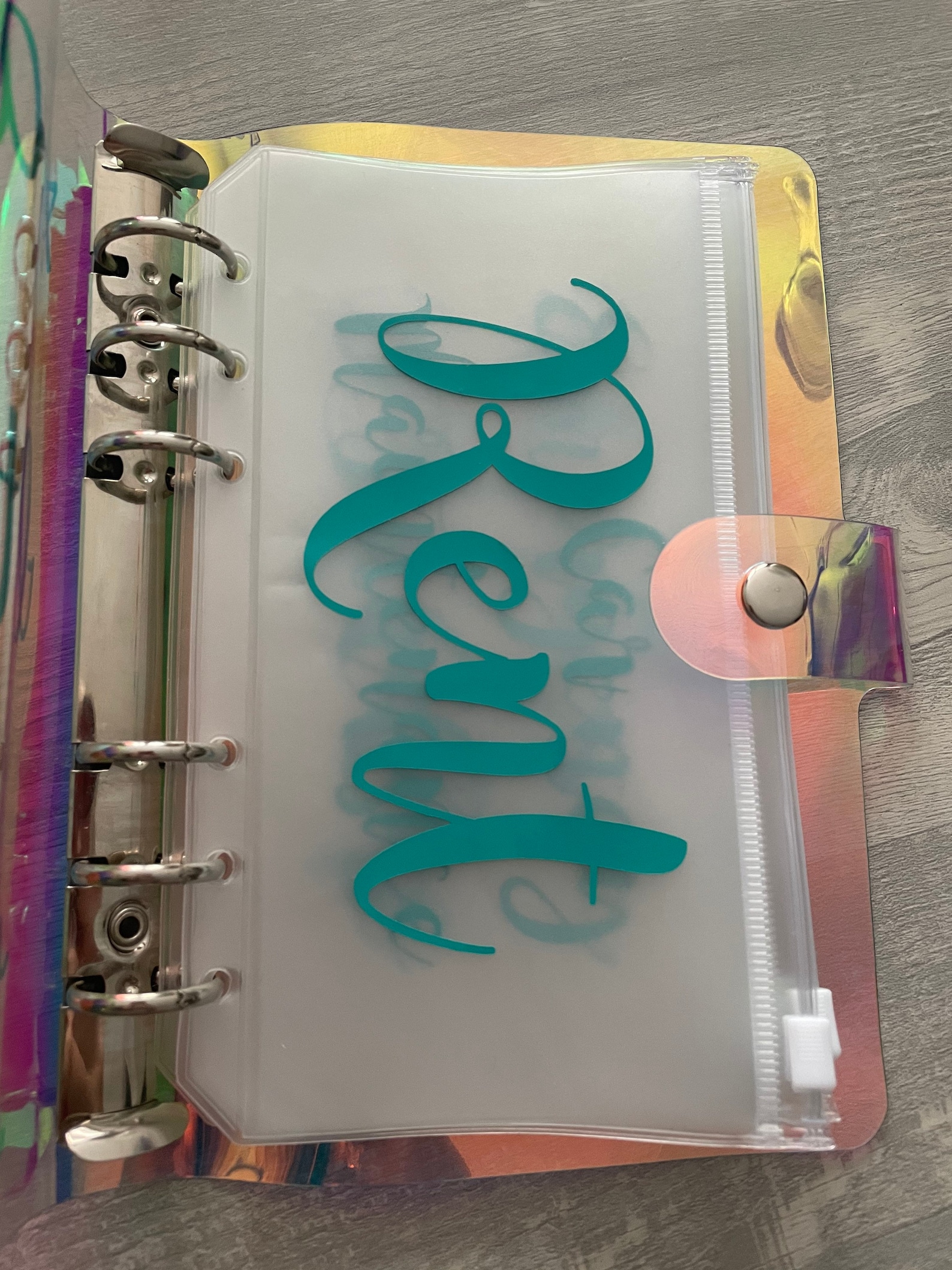 budget planner book with envelopes