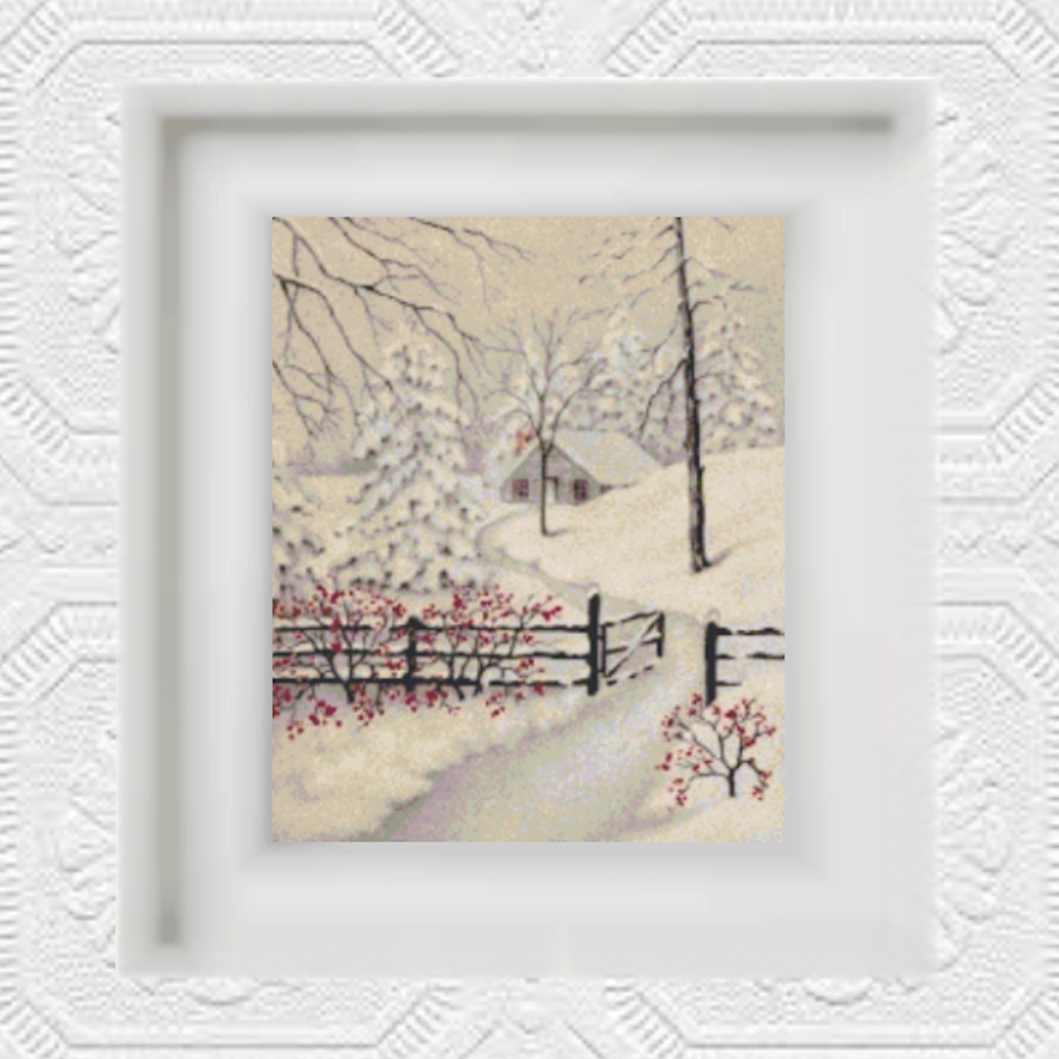 Landscape Cross Stitch Pattern PDF Instant Download - Etsy