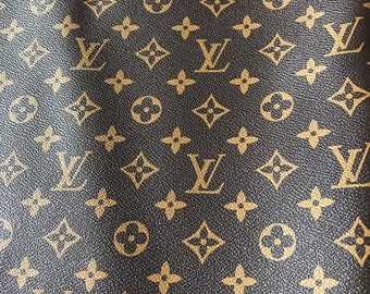 lv print fabric Louis vuitton fabric | Etsy