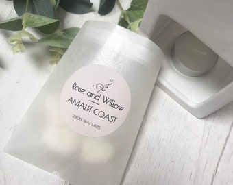 Amalfi coast wax melts, Fresh scented, Summer scent, Vegan and cruelty free