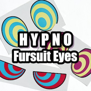 Ojos de fursuit Hypno impermeables