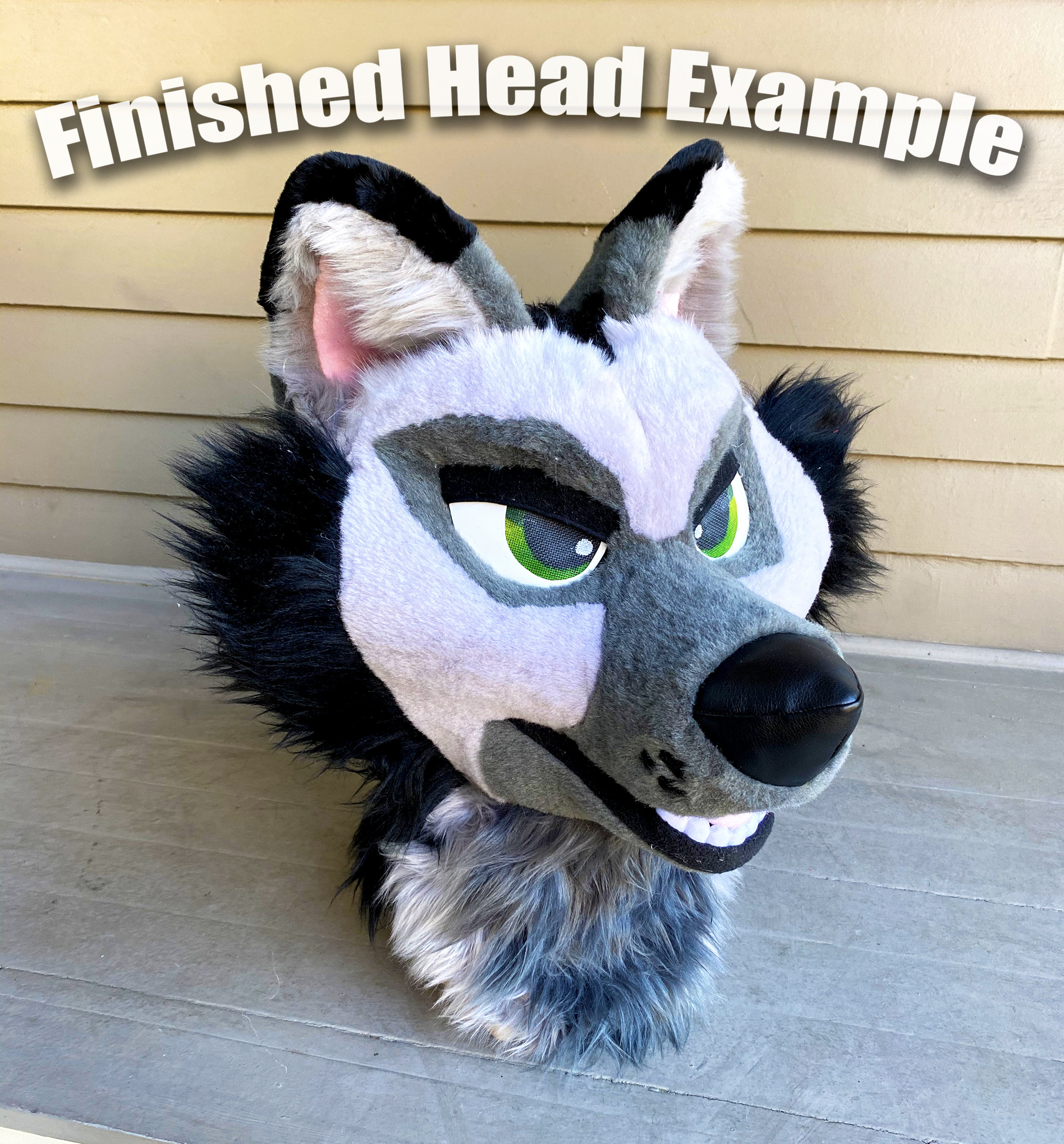 Hollow Canine Fursuit Head Base Pattern Etsy