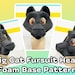 Hollow Big Cat Feline Fursuit Head Base Pattern