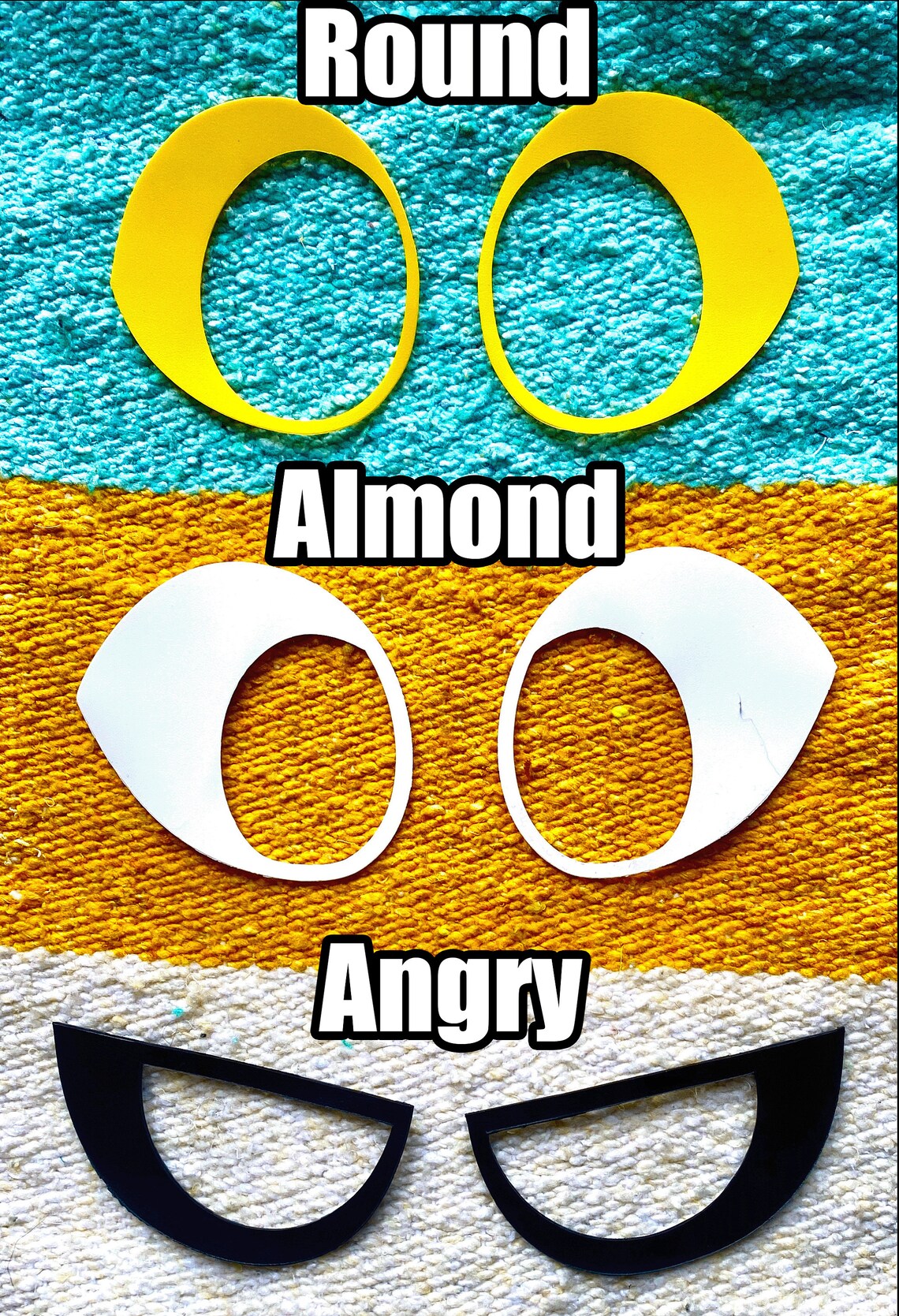 Pre Cut Fursuit Toony Eye Plastic Etsy