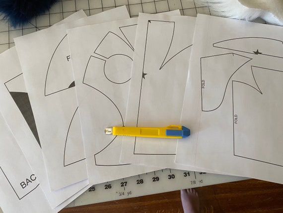 Bucket Style Foam Fursuit Head Base and Liner Pattern