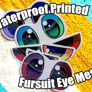 Waterproof Printed Fursuit Eye Mesh