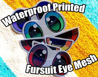 Waterproof Printed Fursuit Eye Mesh