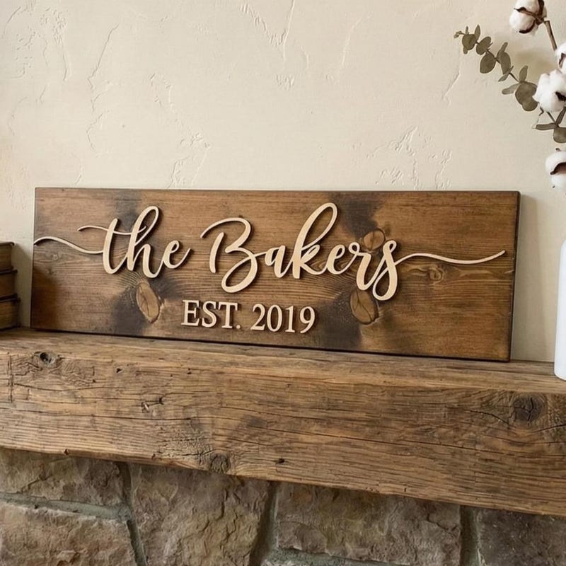 Couple Sign House - Etsy
