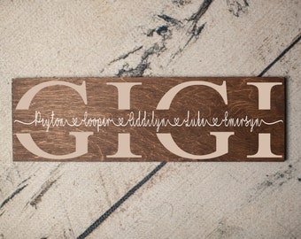 Gigi Gifts Welcome to Gigis House Metal Decorative Sign Home Decor Kitchen Sign Novelty Sign