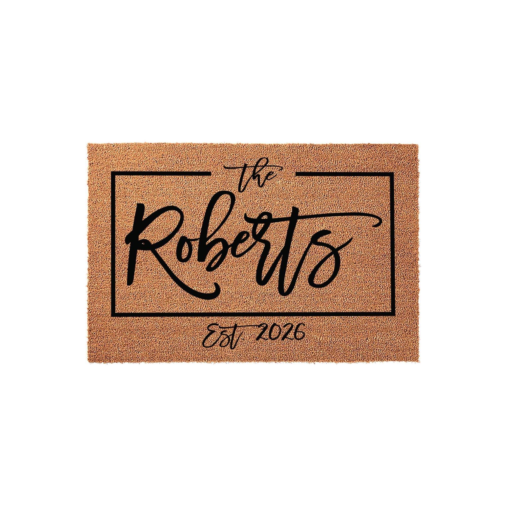 Personalized Family Coir Doormat