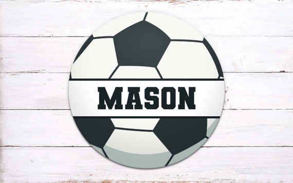 Aazon.co: Football Soccer Personalised Childs Bedroo Door Sign Nae