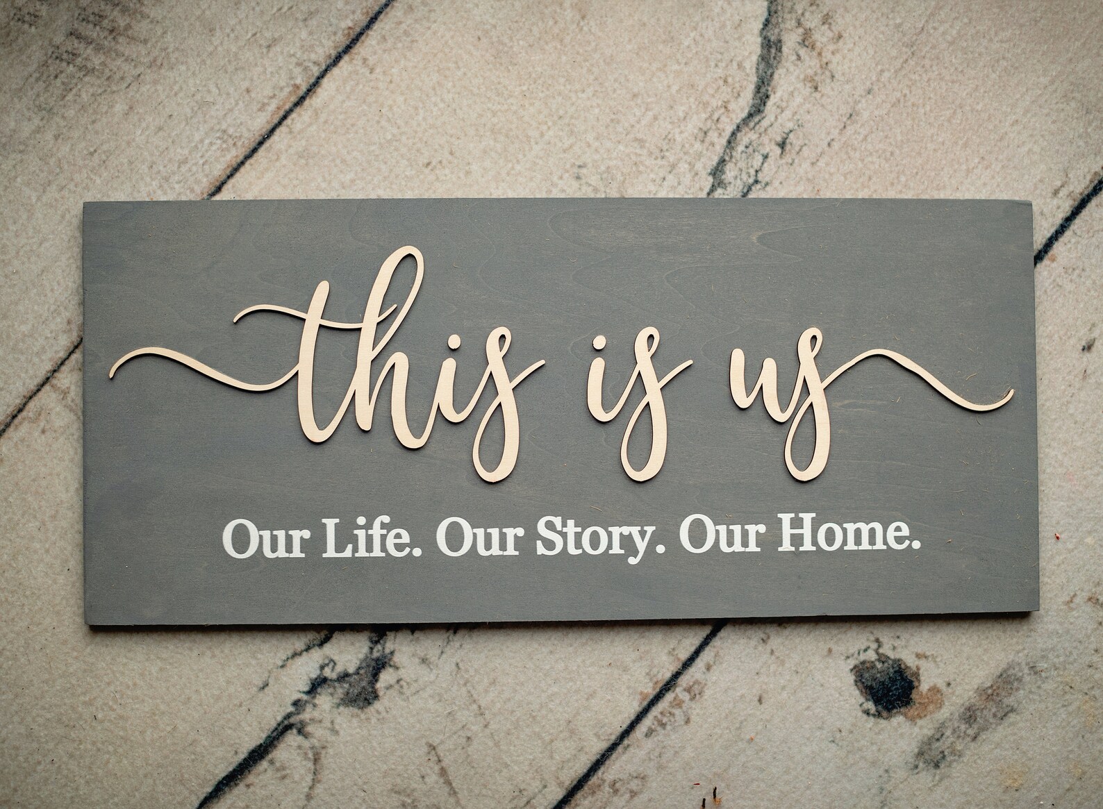 This is Us Sign Custom Wood Sign Rustic Home Decor Our Etsy