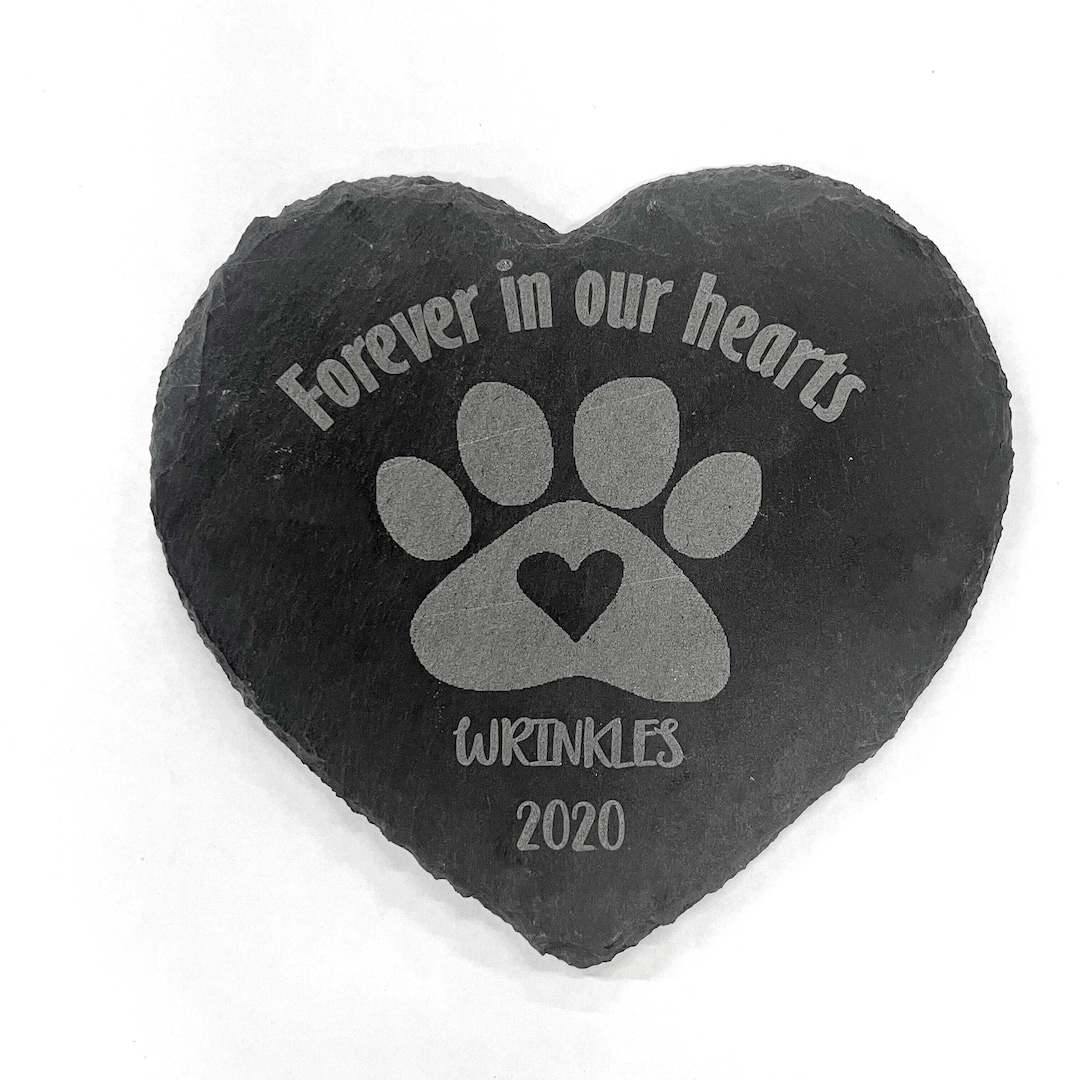 Dog Memorial Garden Stone Pet Memorial Gift in Memory Dog Pet Loss